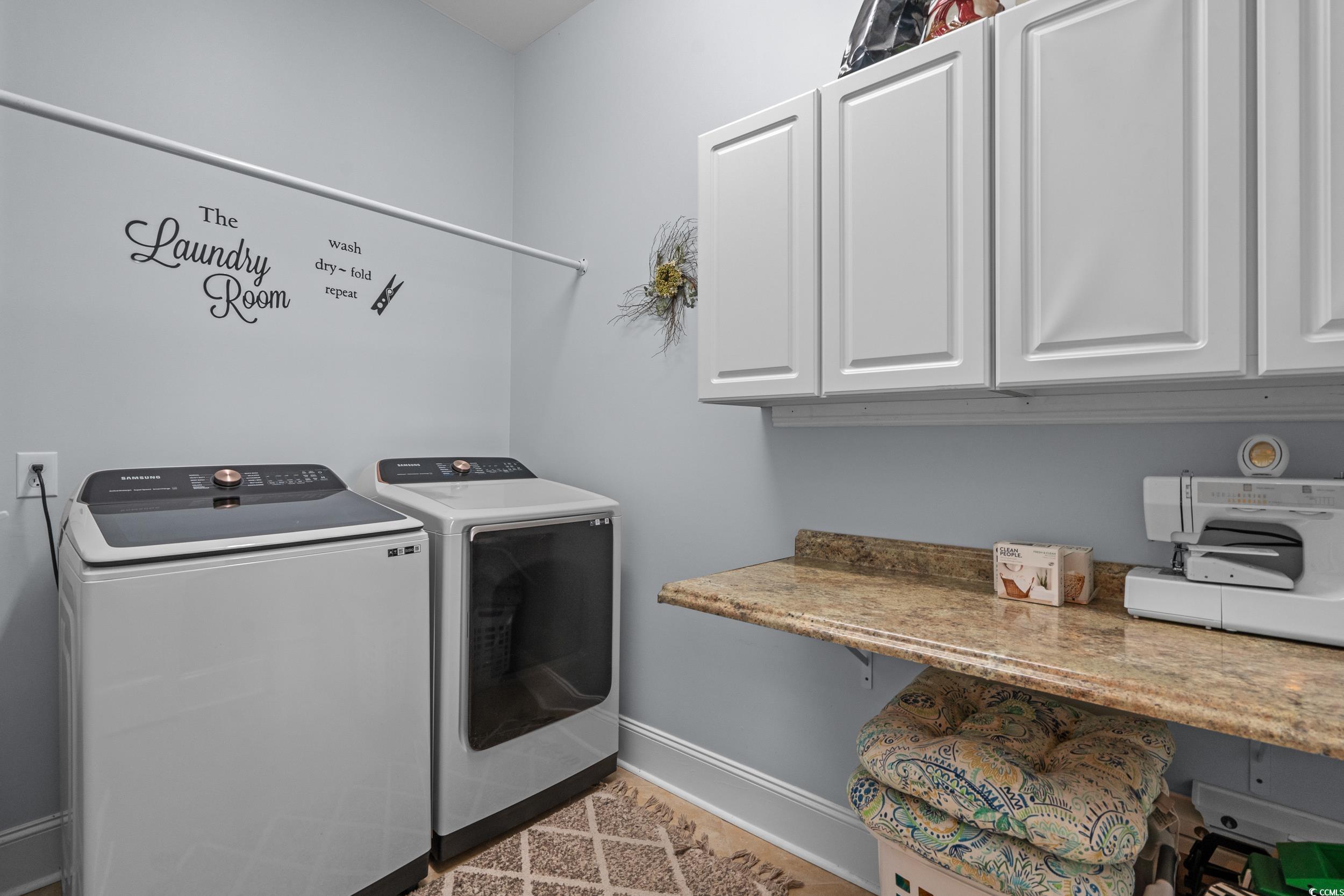 416 Seabury Lane Myrtle Beach, SC 29579 - Photo 29 of 39 Workout room with vaulted ceiling, recessed lighting, baseboards, hardwood / wood-style flooring, and visible vents
