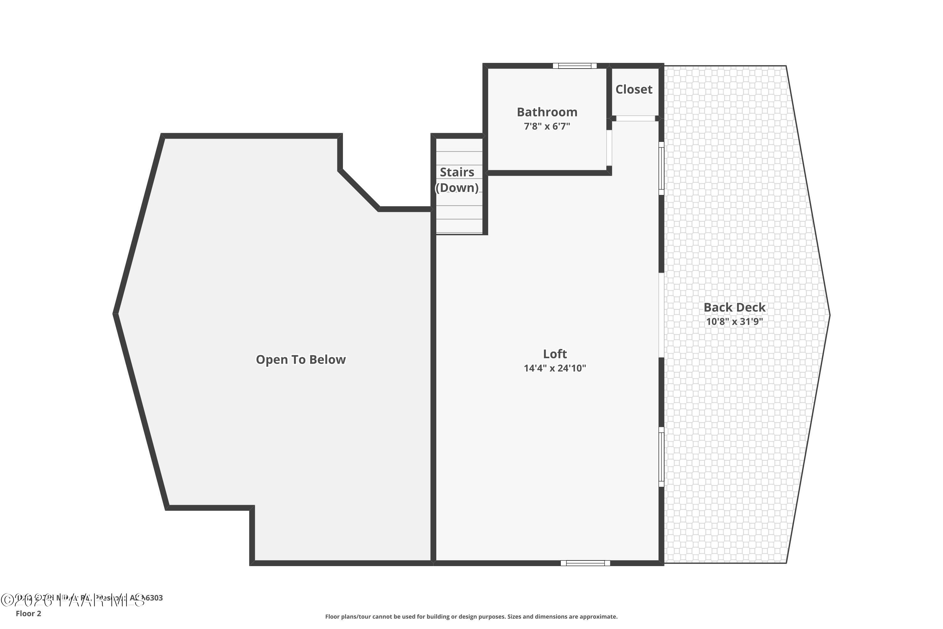 1882 East Old Miner Road Prescott, AZ 86303 - Photo 41 of 42 Floor Plan Level 2