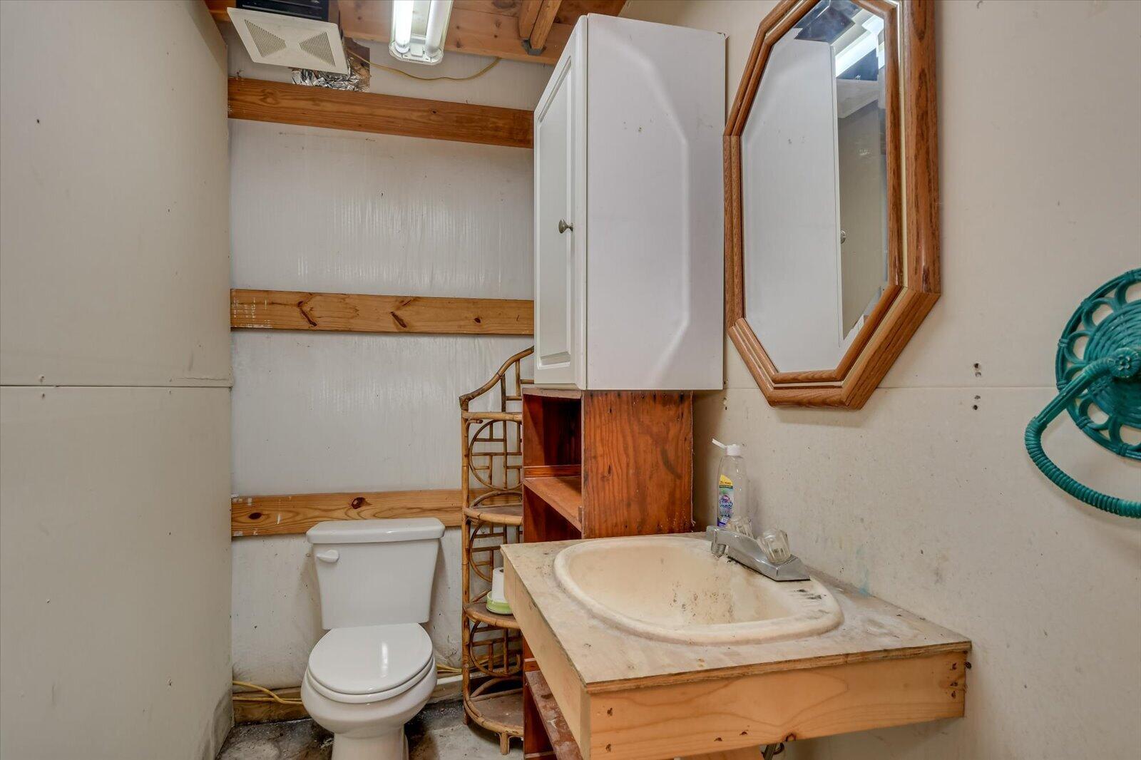 612 Bramble Road North Augusta, SC 29860 - Photo 69 of 75 Toilet and sink in workshop.