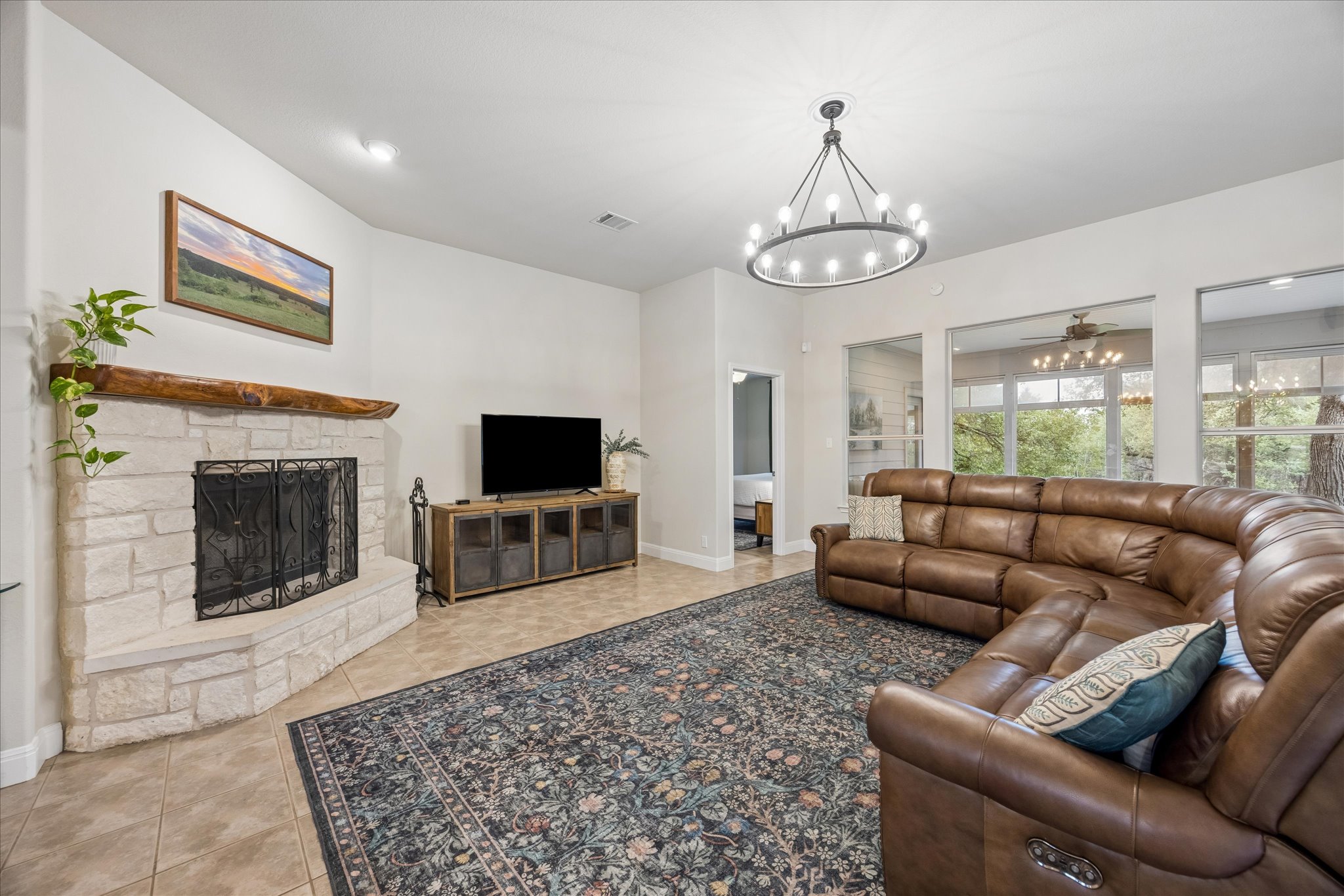 313 South Flamingo Drive Austin, TX 78734 - Photo 9 of 24 Couch reclines also!