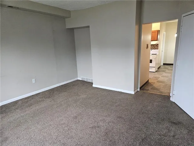 a view of empty room