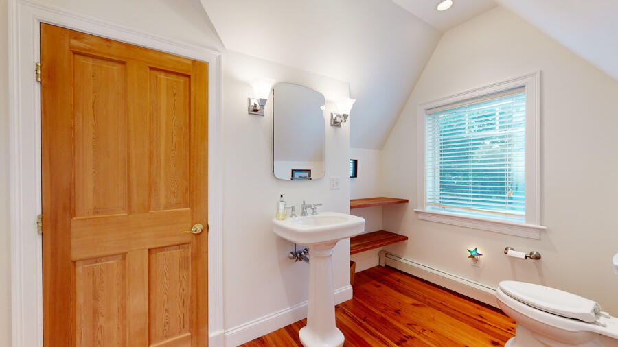 29 Boulder Hill Road Tenants Harbor, ME 04860 - Photo 66 of 90 Large Closet & Eave Storage In Bathroom