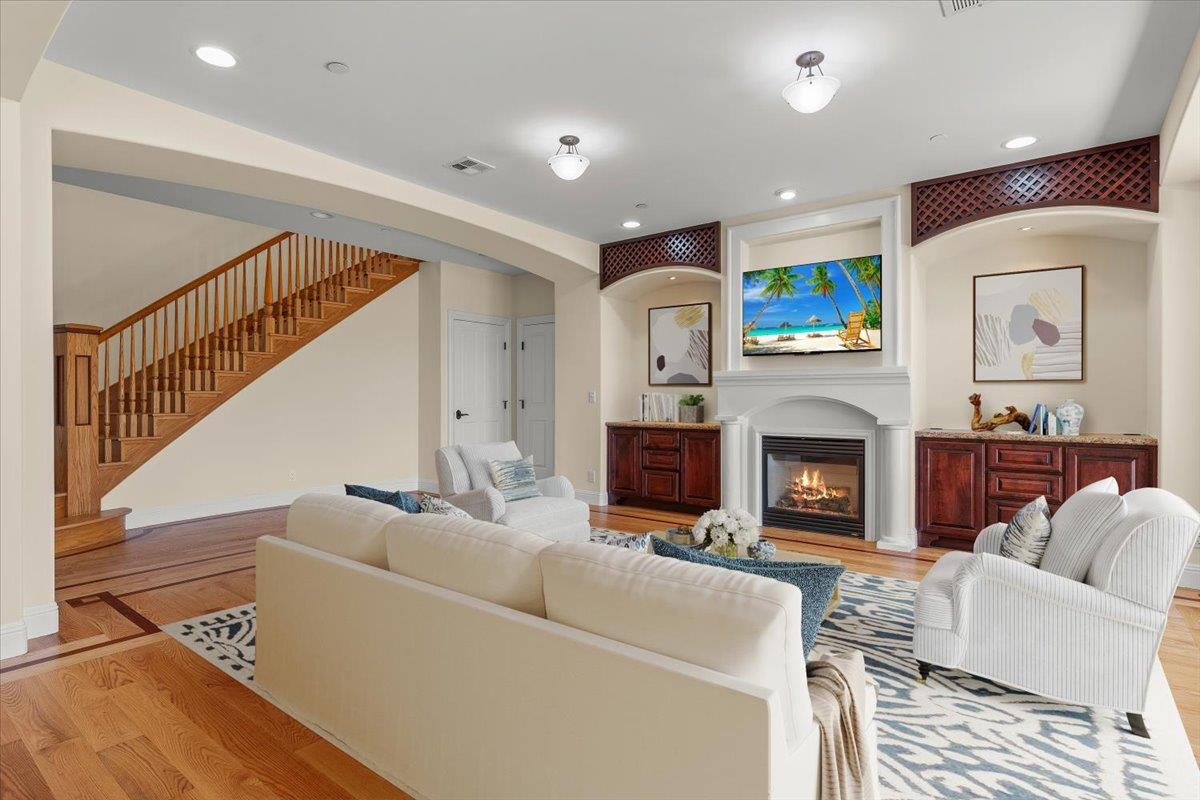 2100 Stone Ridge Drive Watsonville, CA 95076 - Photo 15 of 50 a living room with furniture and a fireplace