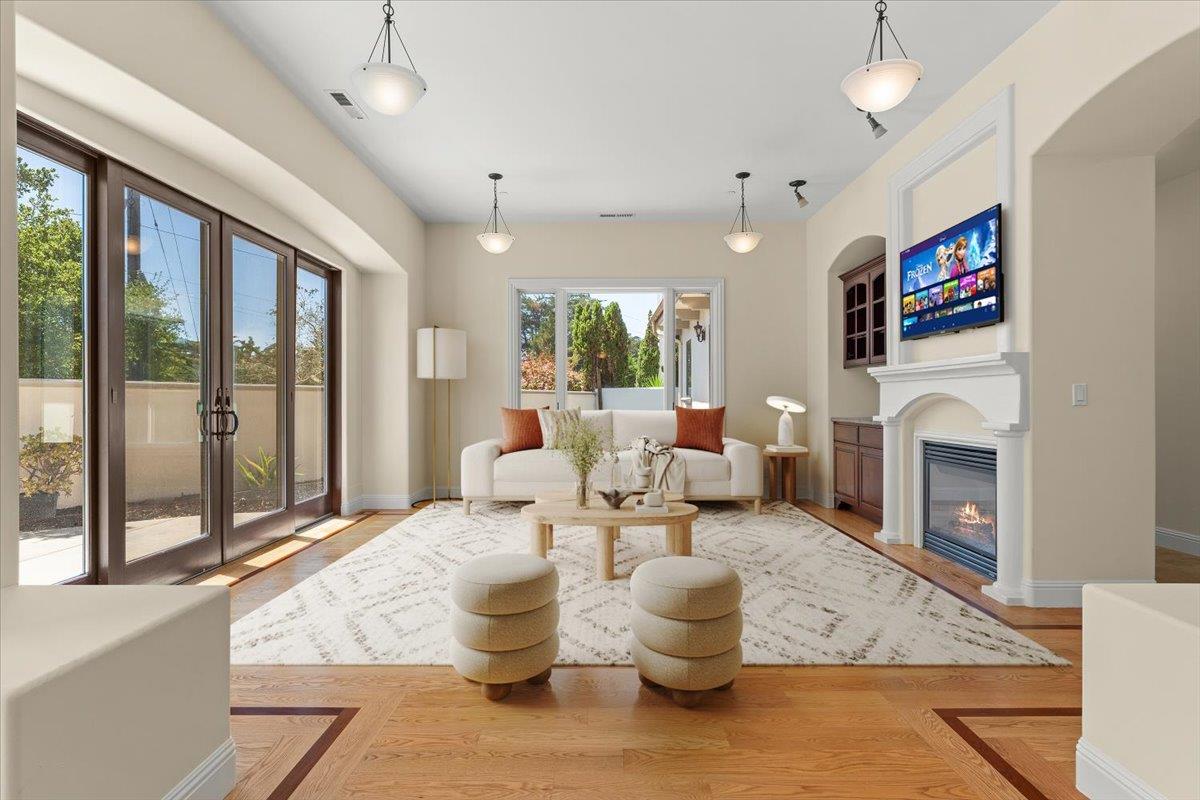2100 Stone Ridge Drive Watsonville, CA 95076 - Photo 9 of 50 a living room with furniture and a fireplace
