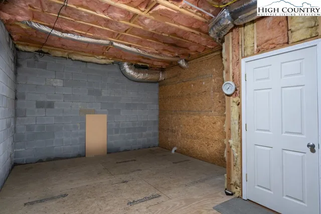 a view of a storage room