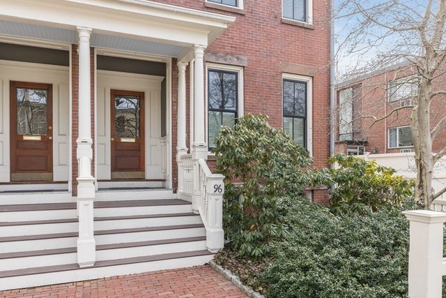 front view of a brick building