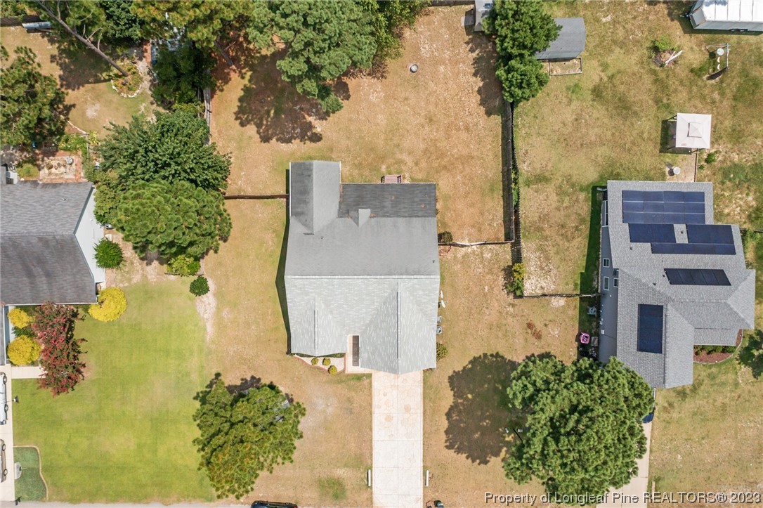 618 Valley Oak Drive Bunnlevel, NC 28323 - Photo 38 of 38 an aerial view of residential houses with outdoor space
