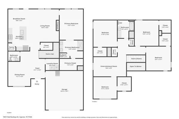 $3,300 | 15011 Red Buckeye Drive, Cypress, TX 77433
