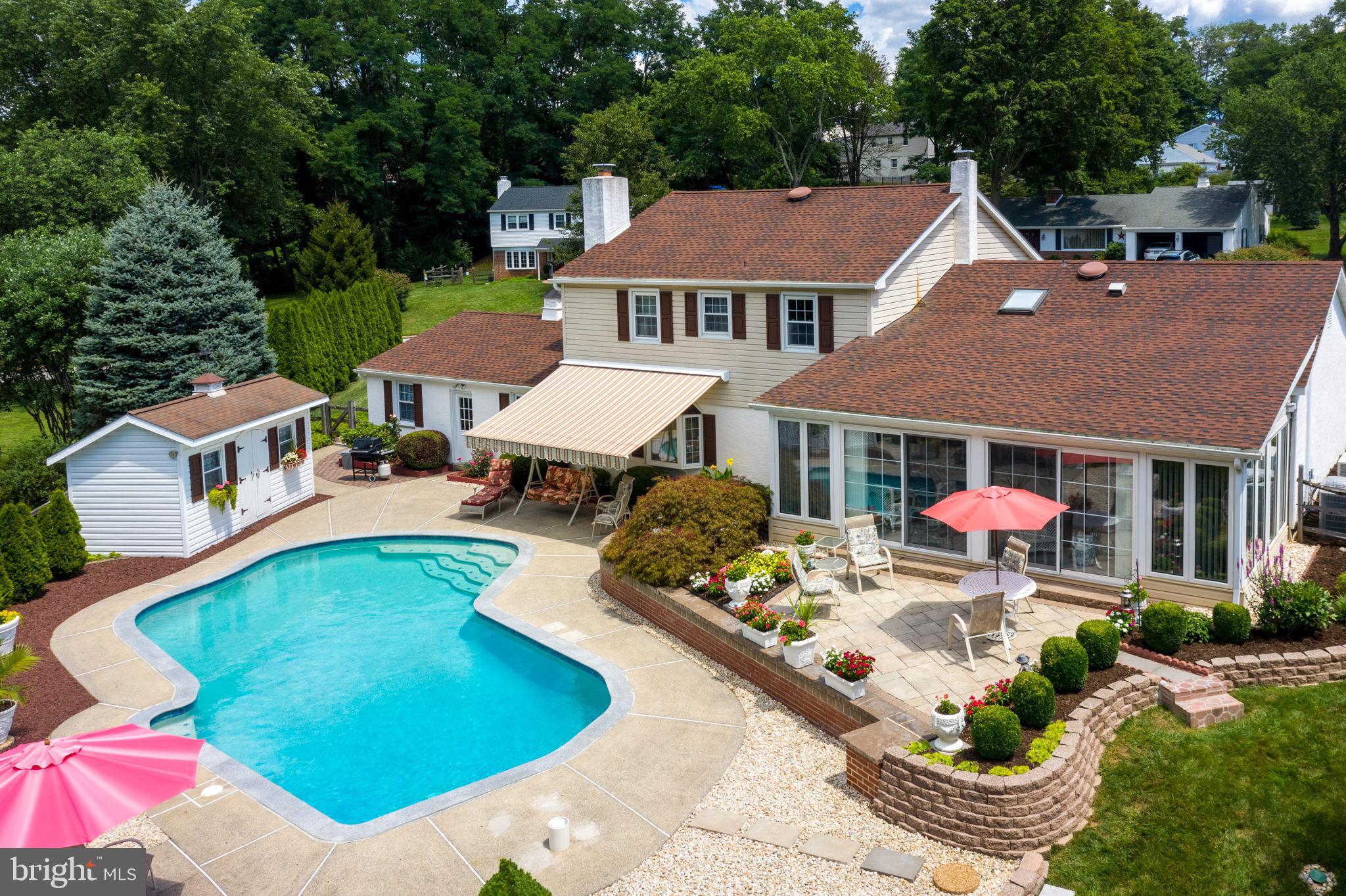 1226 Mallard Road West Chester, PA 19382 - Photo 2 of 26 Back Yard Oasis with In-Ground Pool