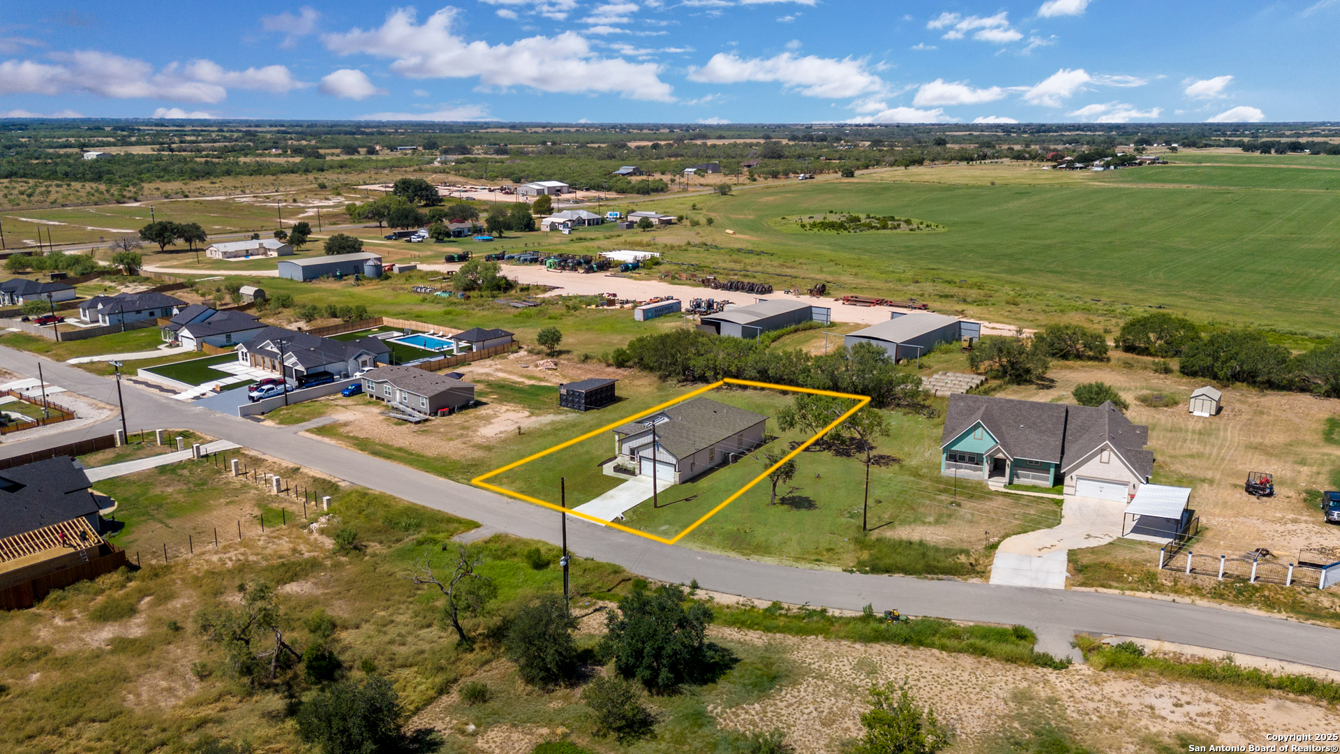 133 Flor Del Sol Road San Antonio, TX 78264 - Photo 25 of 28 a view of a city with an ocean
