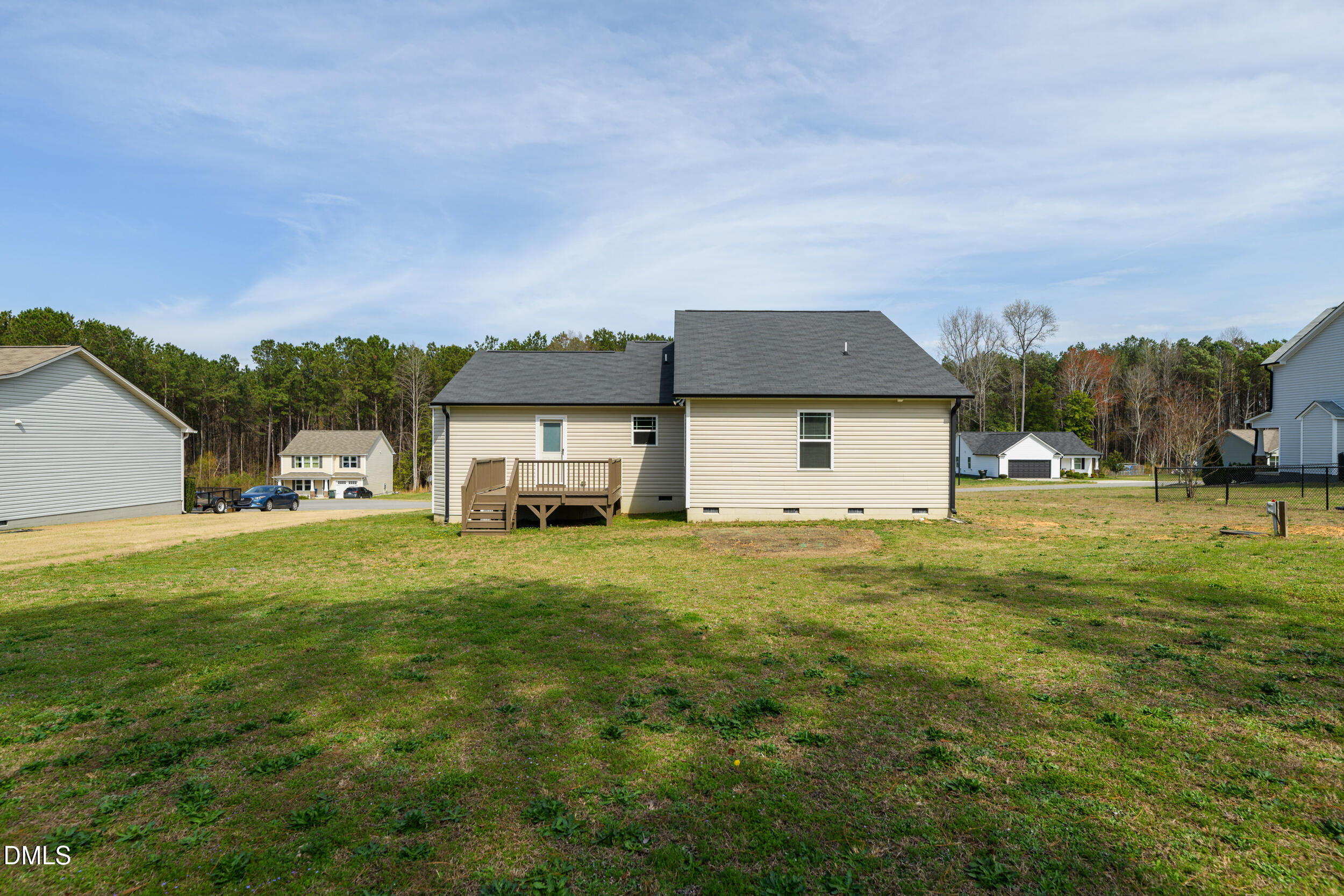 67 Dale Ridge Drive Princeton, NC 27569 - Photo 16 of 22 a aerial view of a house next to a big yard