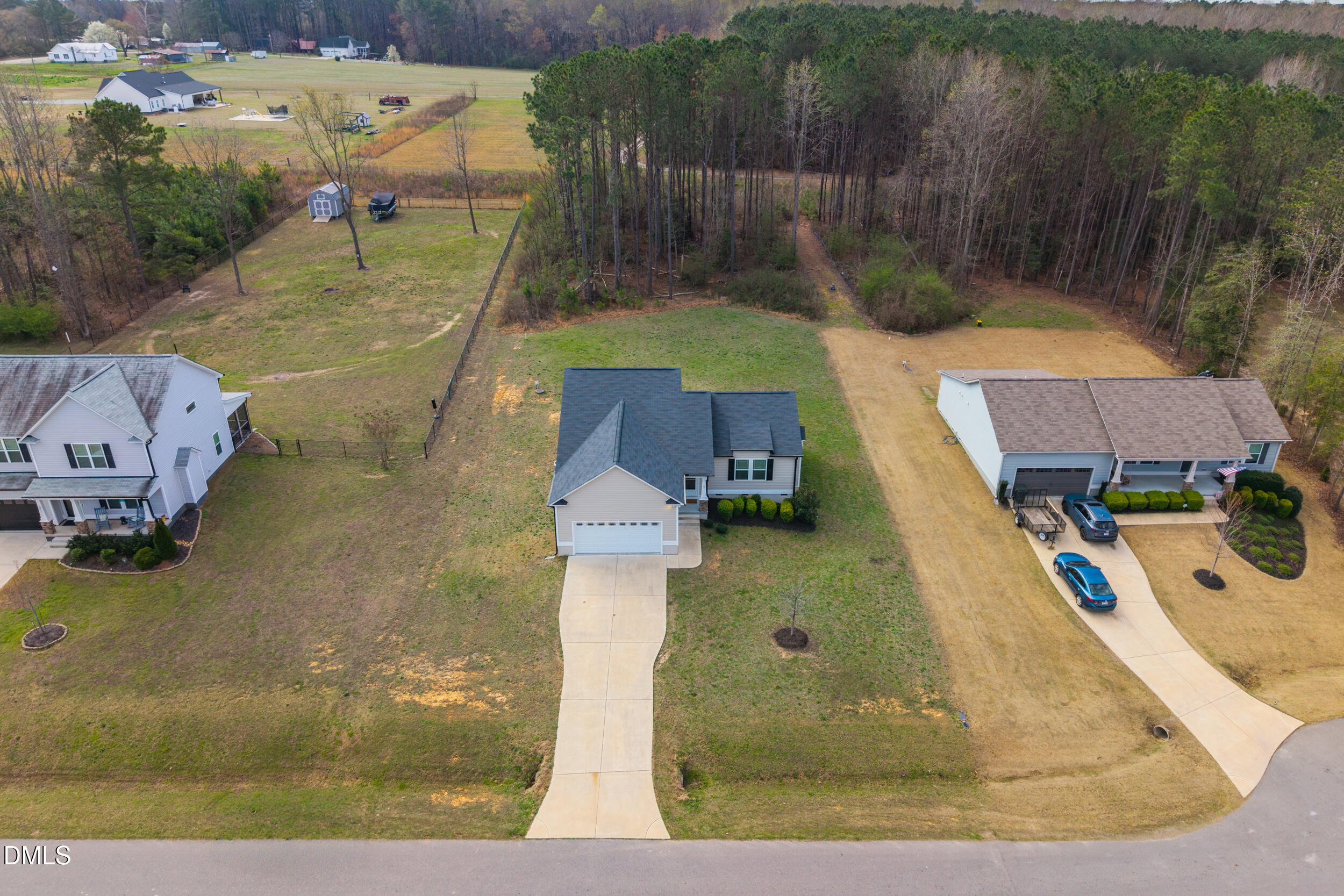 67 Dale Ridge Drive Princeton, NC 27569 - Photo 17 of 22 an aerial view of a house with outdoor space