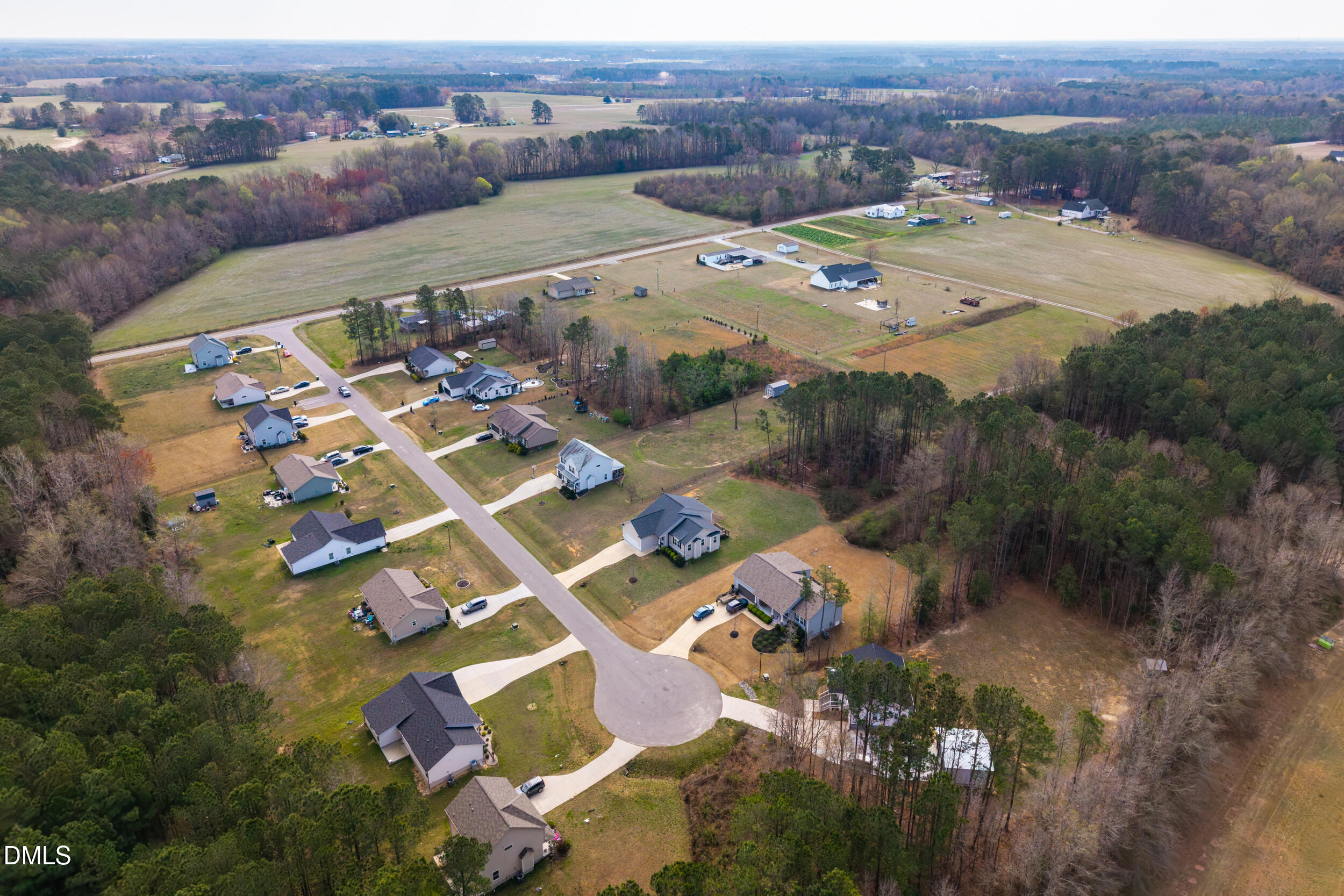 67 Dale Ridge Drive Princeton, NC 27569 - Photo 21 of 22 an aerial view of residential houses with outdoor space