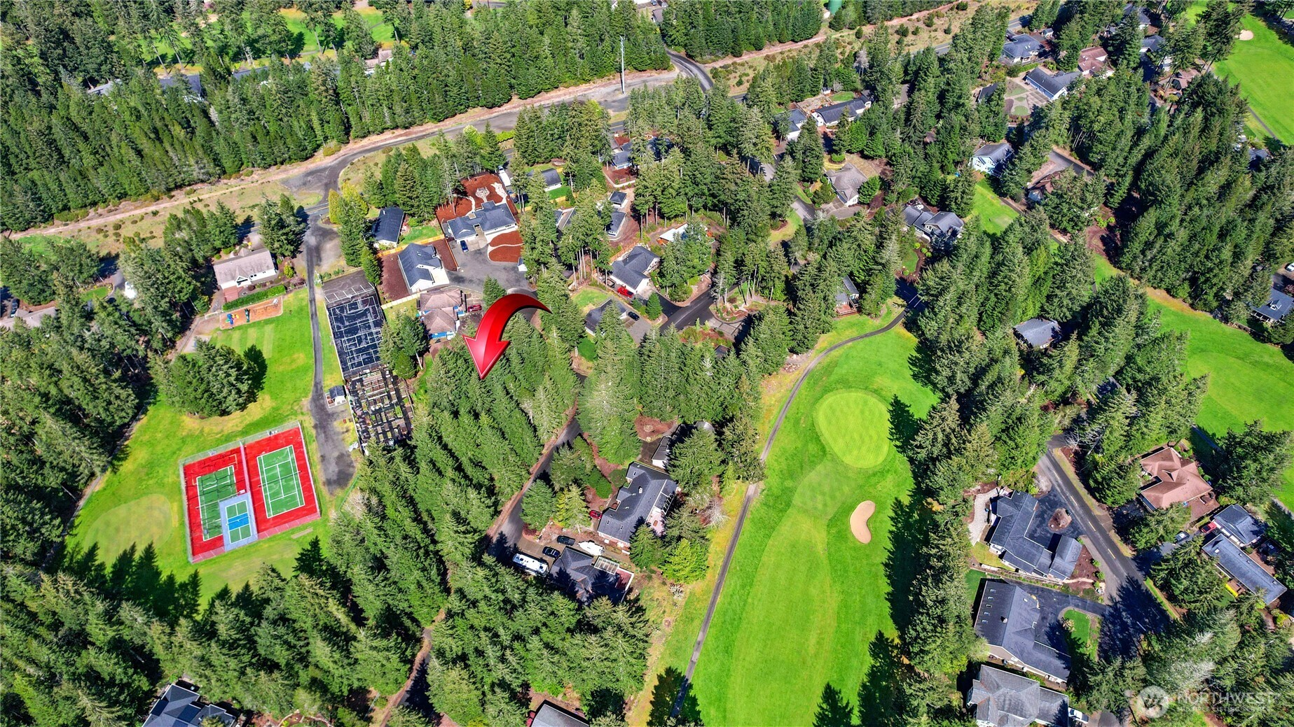 21 East Michelle Court Union, WA 98592 - Photo 31 of 33 a sign that is on a bunch of plants