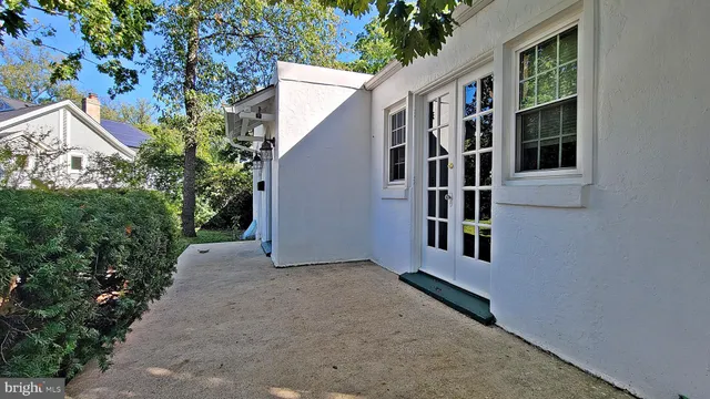 front view of a house with a small yard