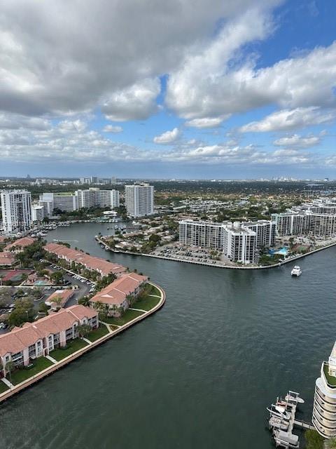 4010 South Ocean Drive, Unit R2702 Hollywood, FL 33019 - Photo 32 of 41 an aerial view of a houses with ocean view