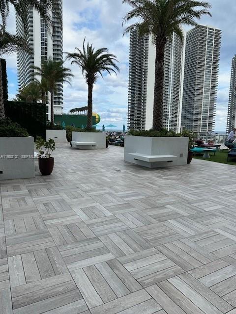 4010 South Ocean Drive, Unit R2702 Hollywood, FL 33019 - Photo 5 of 41 a view of outdoor space with a patio