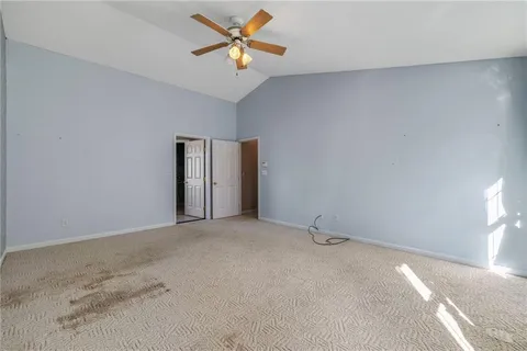 a view of an empty room