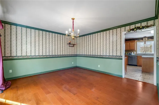 a view of a room with a swimming pool