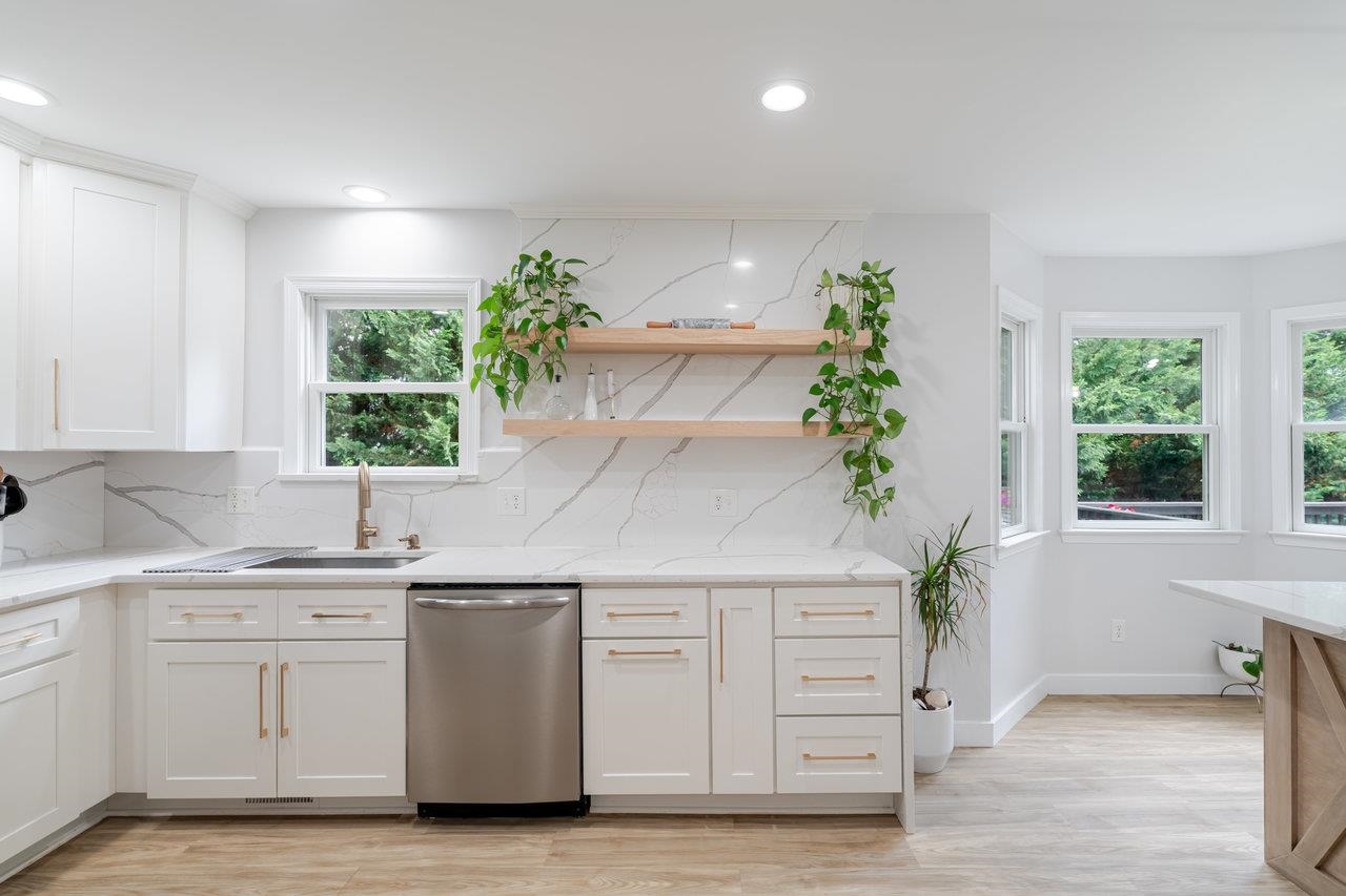 1271 King Edwards Way Harrisonburg, VA 22801 - Photo 24 of 75 a kitchen with a sink and cabinets