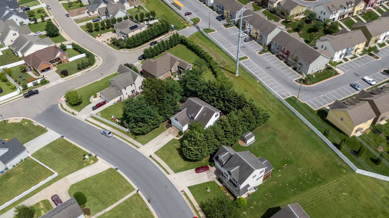 1271 King Edwards Way Harrisonburg, VA 22801 - Photo 75 of 75 an aerial view of residential house with outdoor space and swimming pool