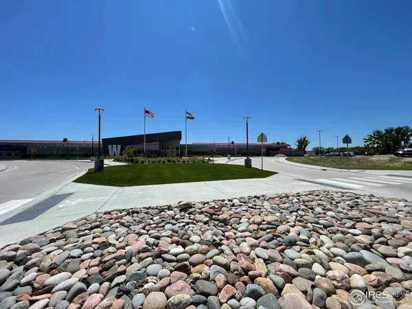 a view of a ocean with a big yard