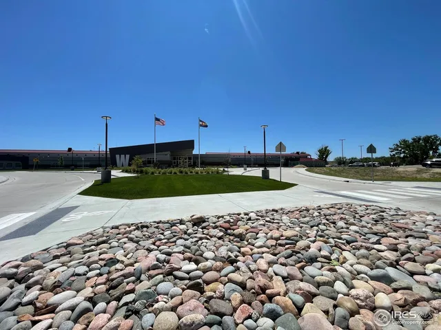 a view of a ocean with a big yard