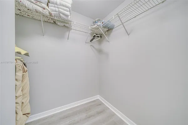 a view of a rack on the wall