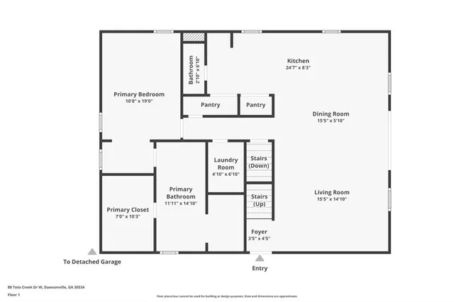 $835,000 | 88 Toto Creek Drive West, Dawsonville, GA 30534