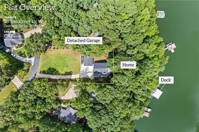 $835,000 | 88 Toto Creek Drive West, Dawsonville, GA 30534