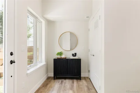 a view of a bathroom from the hallway
