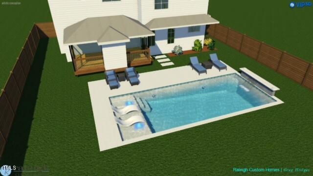 115 Crestview Road Raleigh, NC 27609 - Photo 41 of 42 a view of backyard with outdoor seating