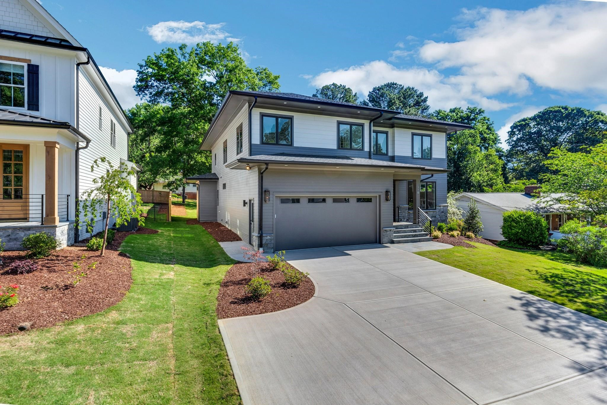 115 Crestview Road Raleigh, NC 27609 - Photo 7 of 42 a front view of a house with garden