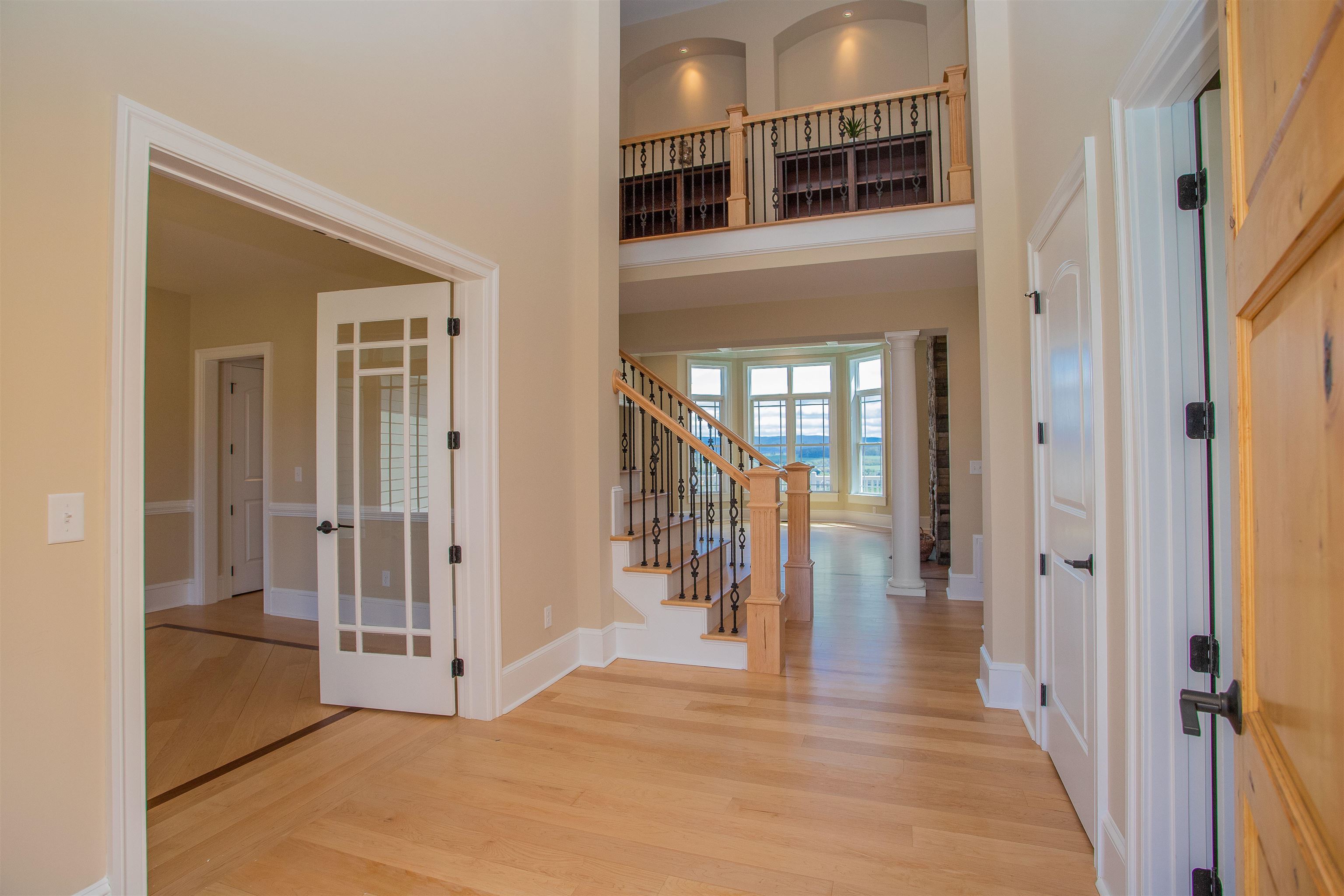 243 Barrenridge Road Fishersville, VA 22939 - Photo 13 of 75 a view of a hallway with wooden floor and windows
