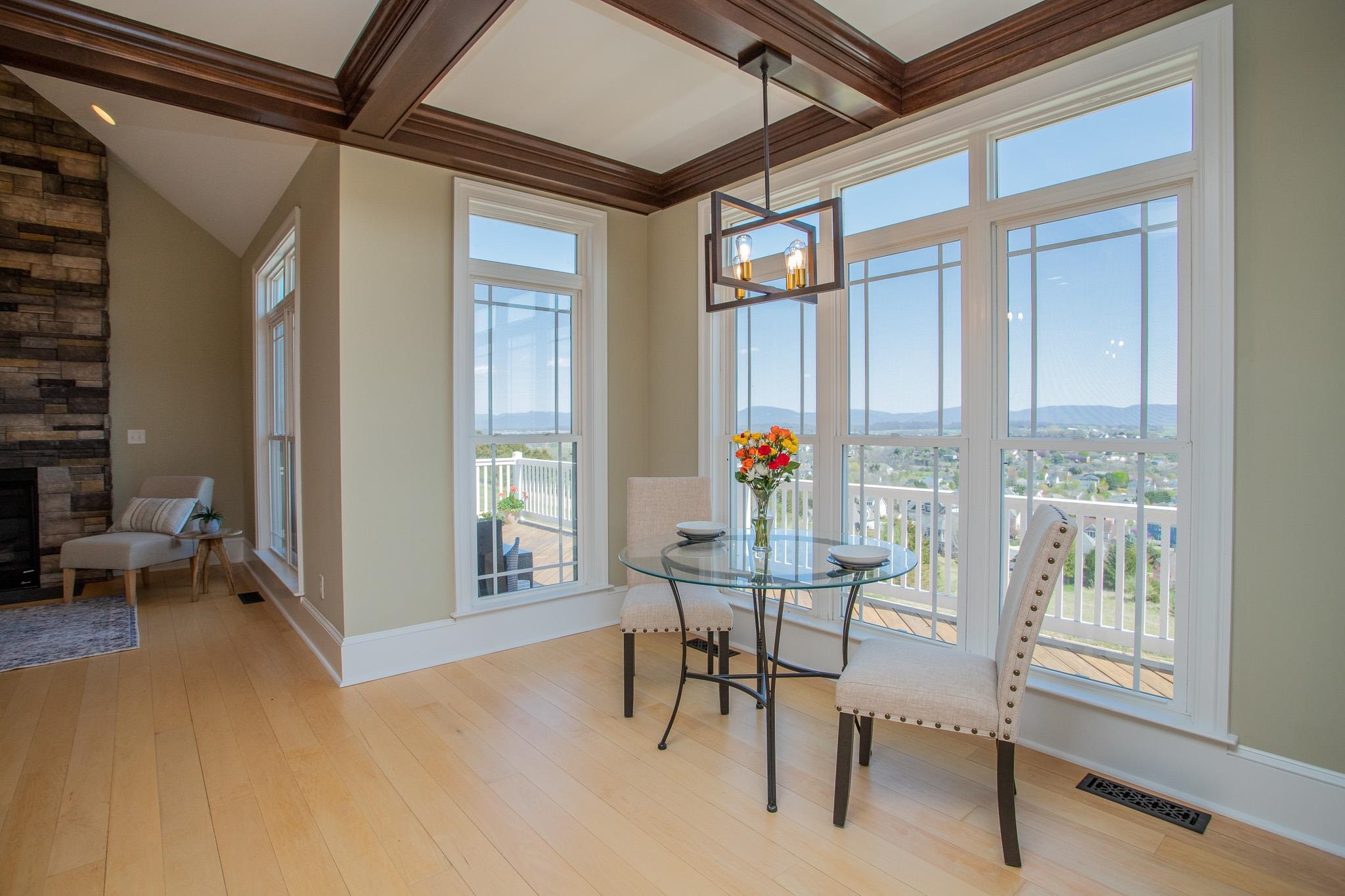 243 Barrenridge Road Fishersville, VA 22939 - Photo 38 of 75 a dining room with furniture and front door
