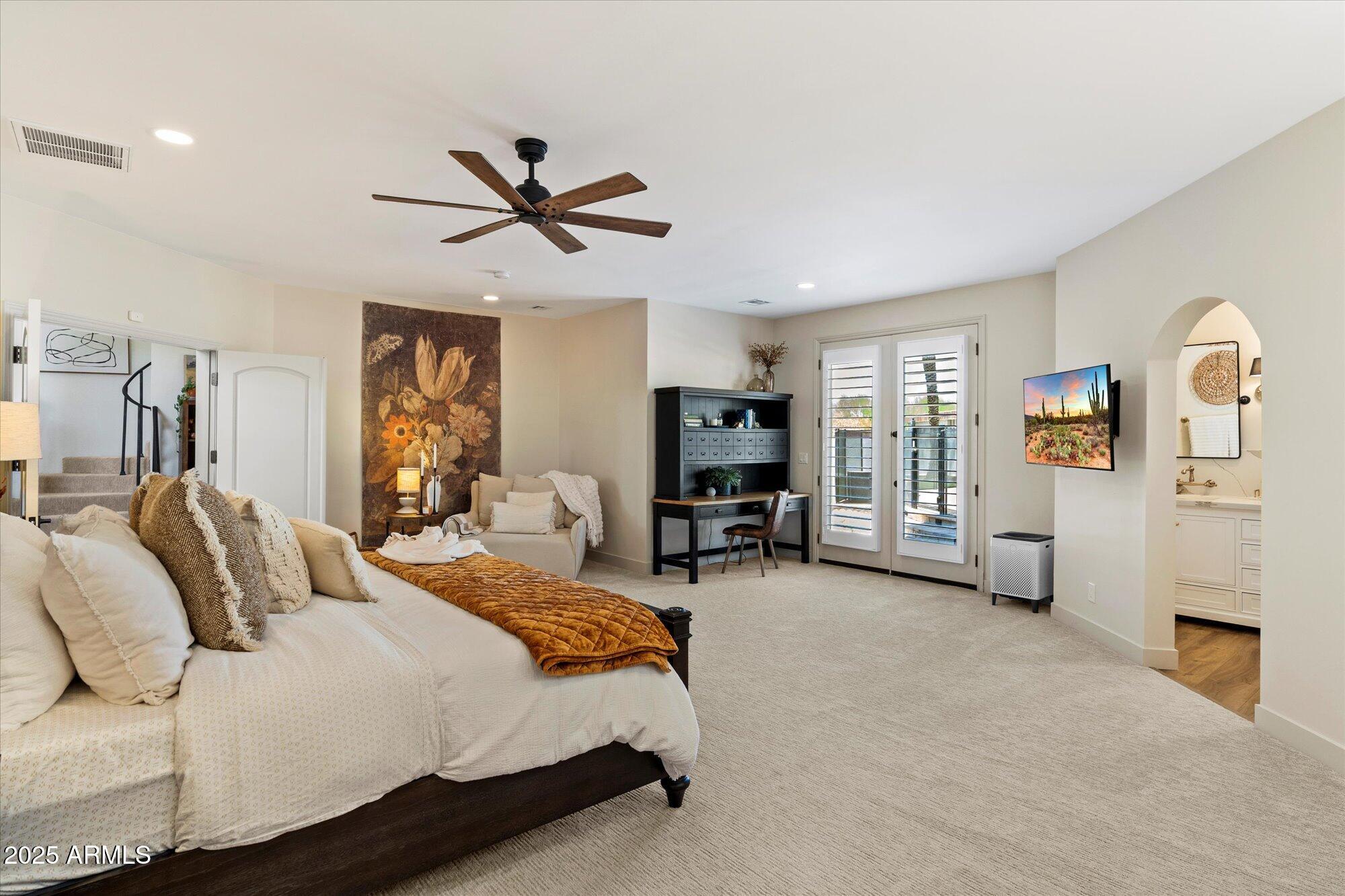 4502 East Exeter Boulevard Phoenix, AZ 85018 - Photo 15 of 48 Spacious Primary Bedroom Retreat