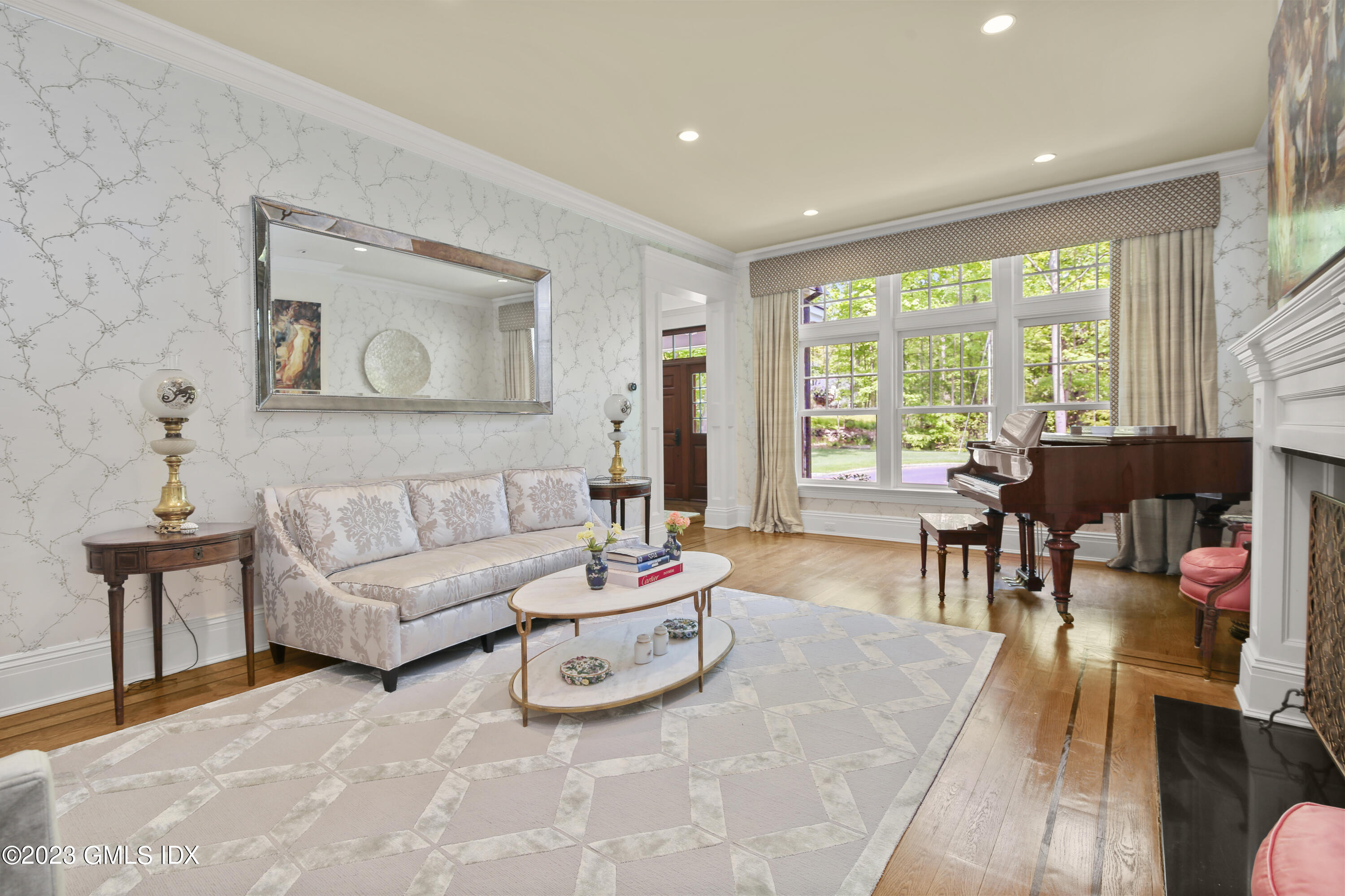 39 Boulder Brook Road Greenwich, CT 06830 - Photo 6 of 55 a living room with furniture and a large window