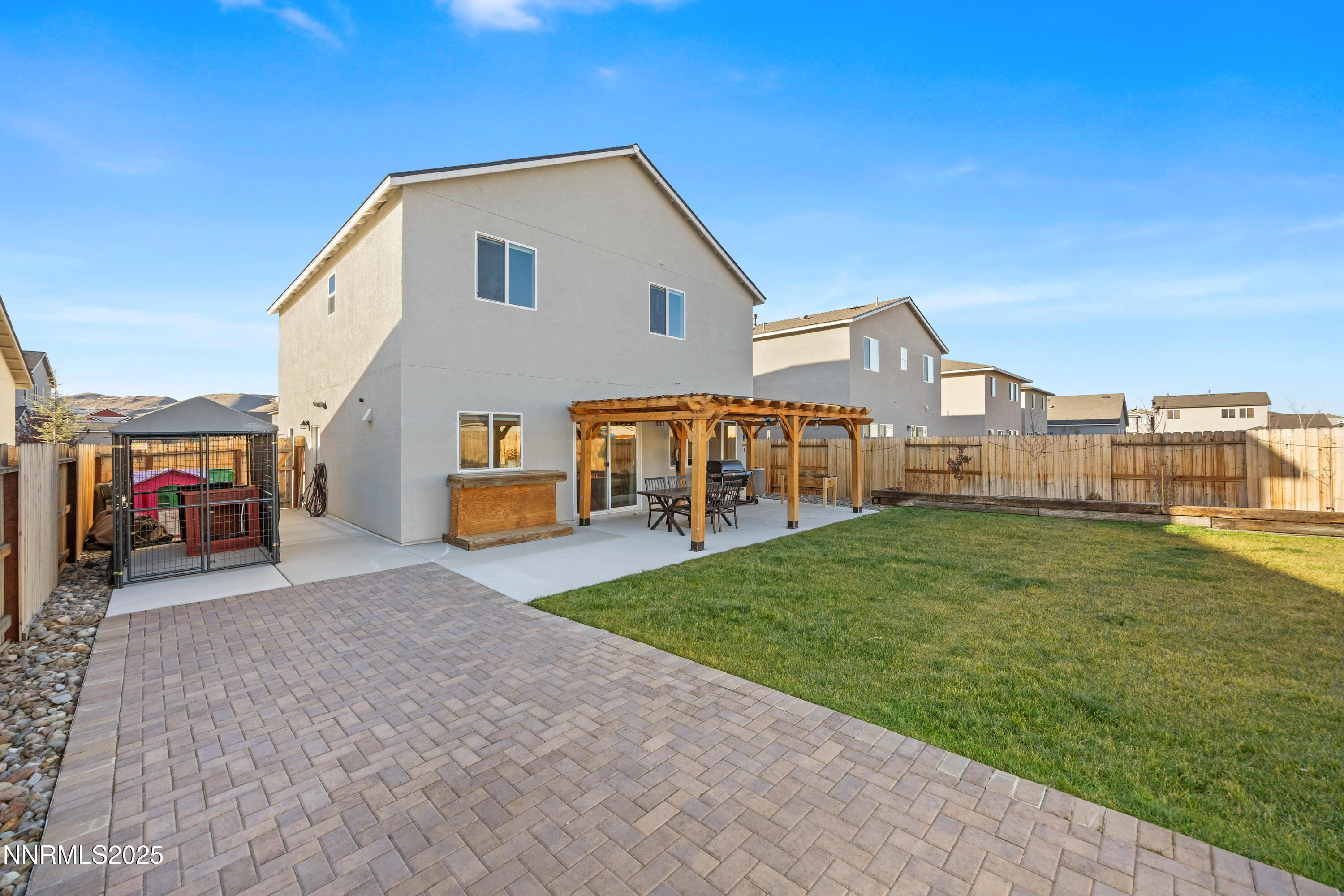1383 Old Barn Road Sparks, NV 89436 - Photo 41 of 44 a view of a house with backyard and porch