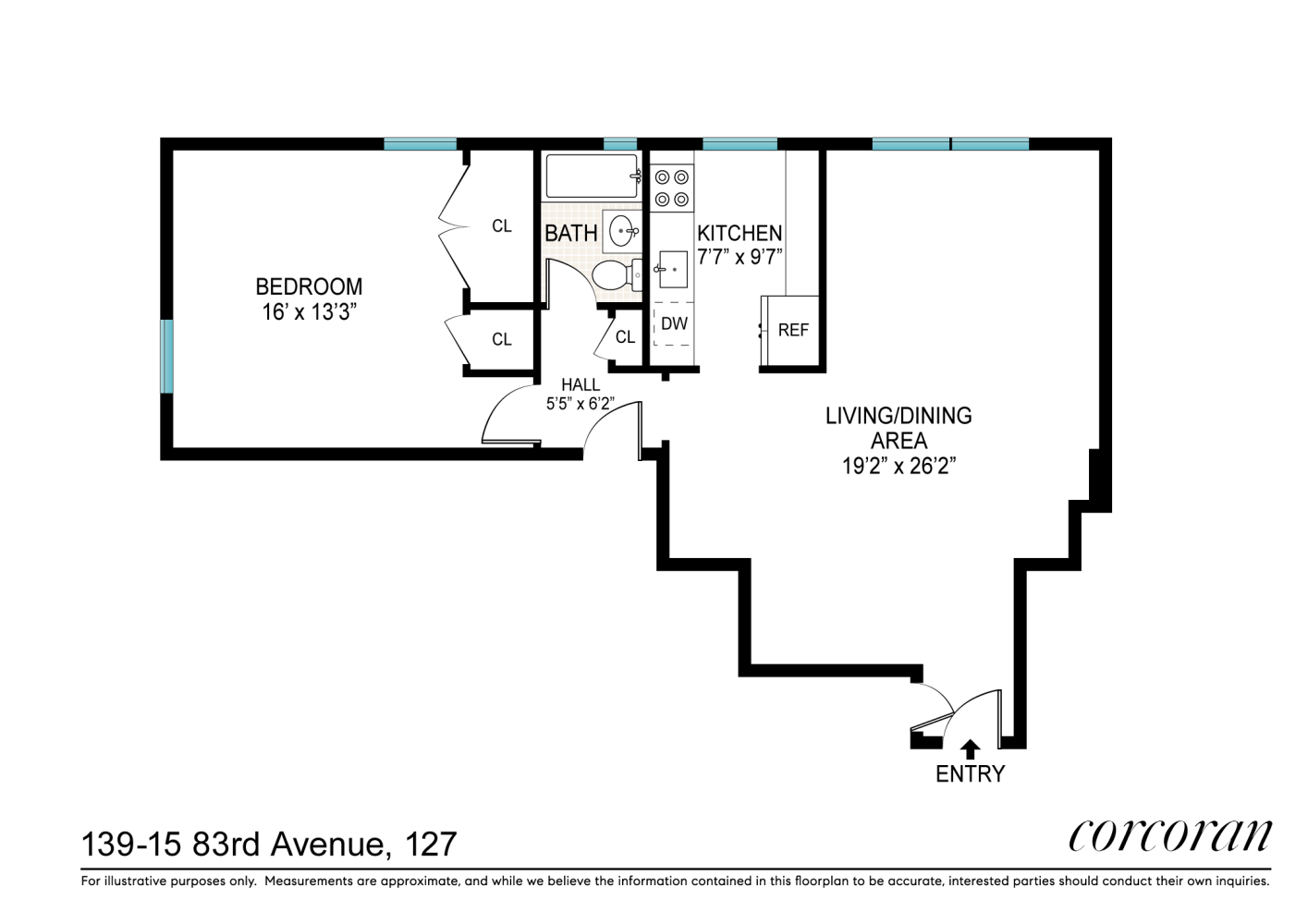 139-15 83rd Avenue, Unit 127 Queens, NY 11435 - Photo 9 of 9 a picture of a wall with a white building