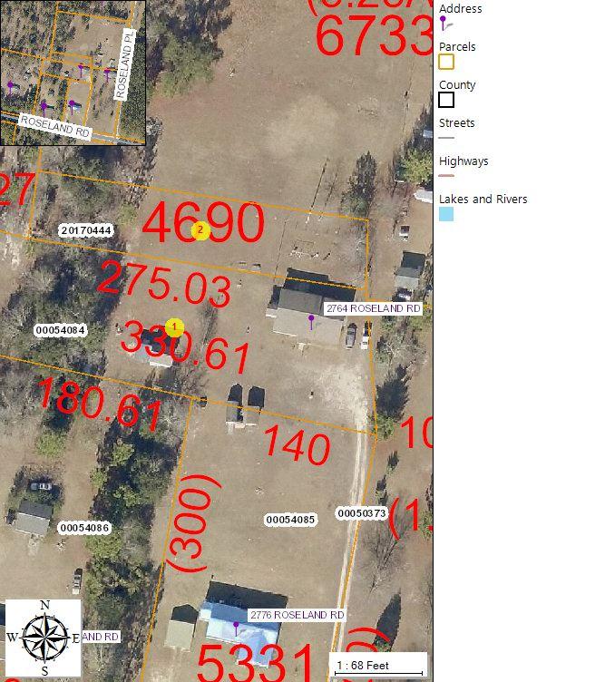 2764 Roseland Road Aberdeen, NC 28315 - Photo 17 of 17 Aerial Photo