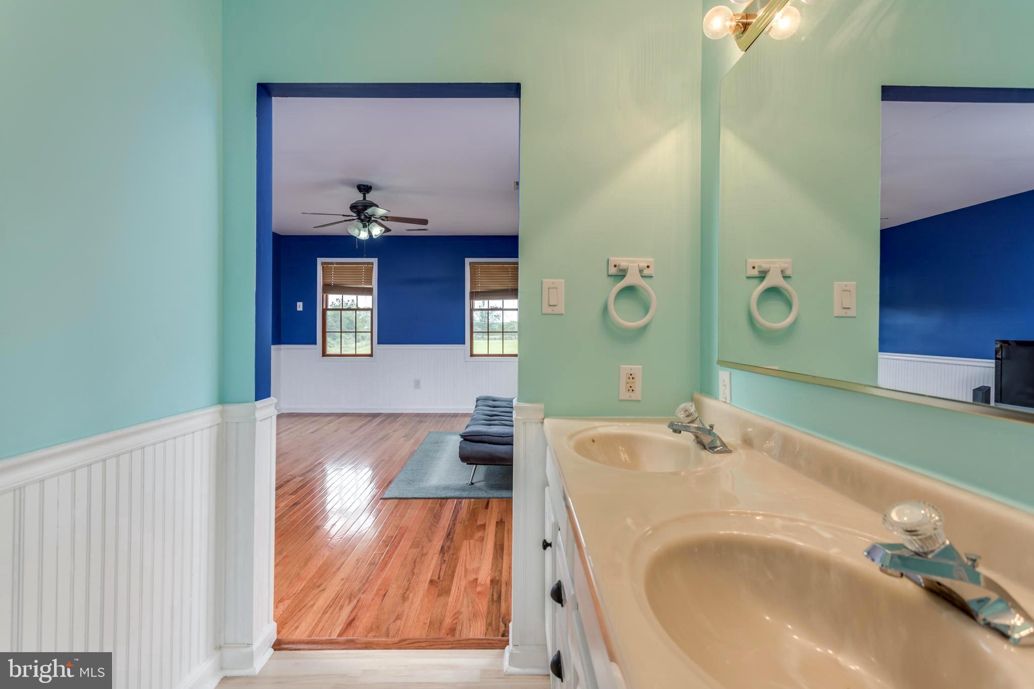 1251 Reliance Road Middletown, VA 22645 - Photo 28 of 53 2nd floor master suite bathroom with double sinks