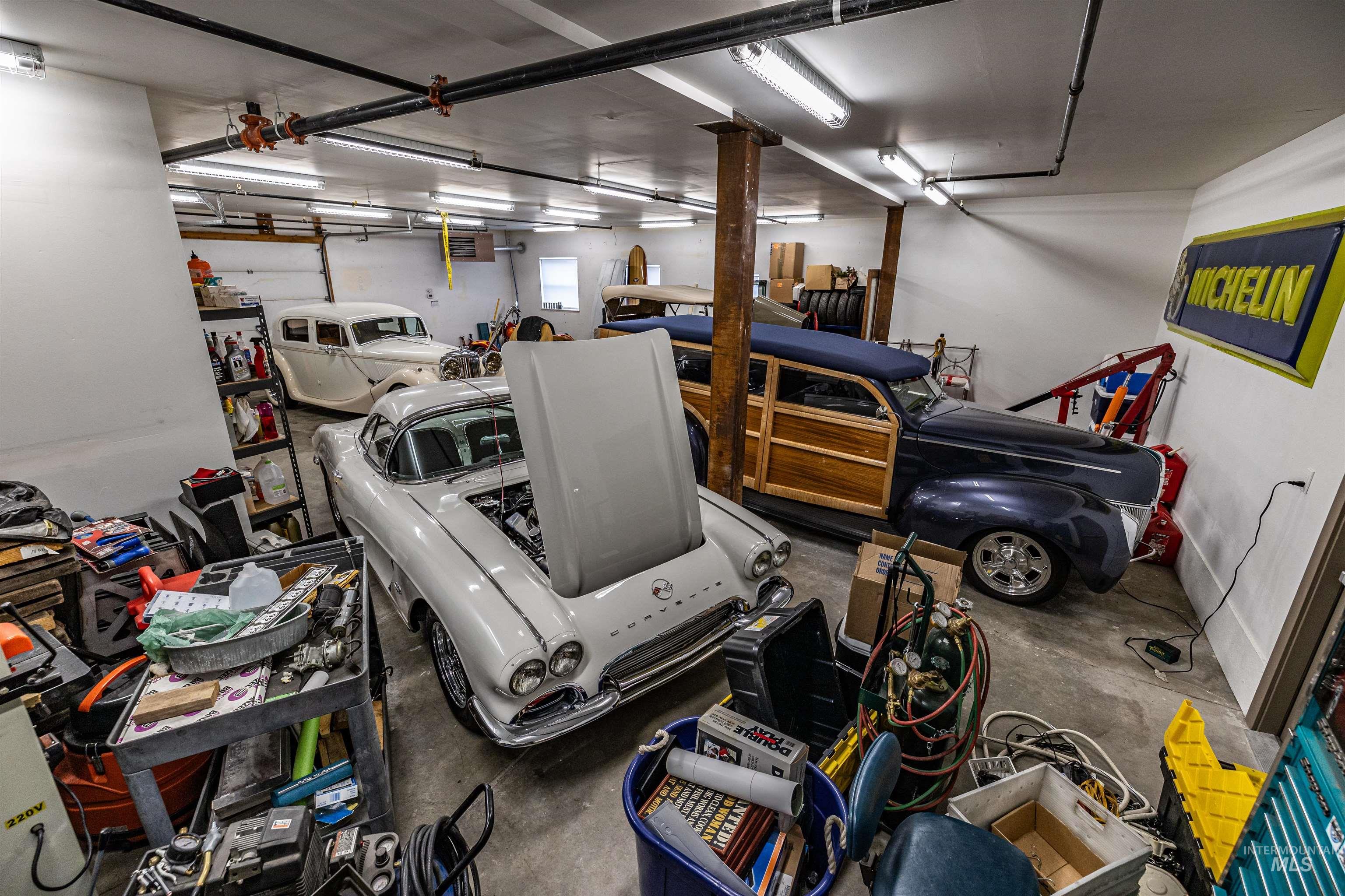 121 Honeysuckle Street Bellevue, ID 83313 - Photo 9 of 13 Garage featuring a heating unit
