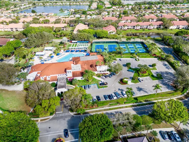 an aerial view of a house a yard and outdoor space