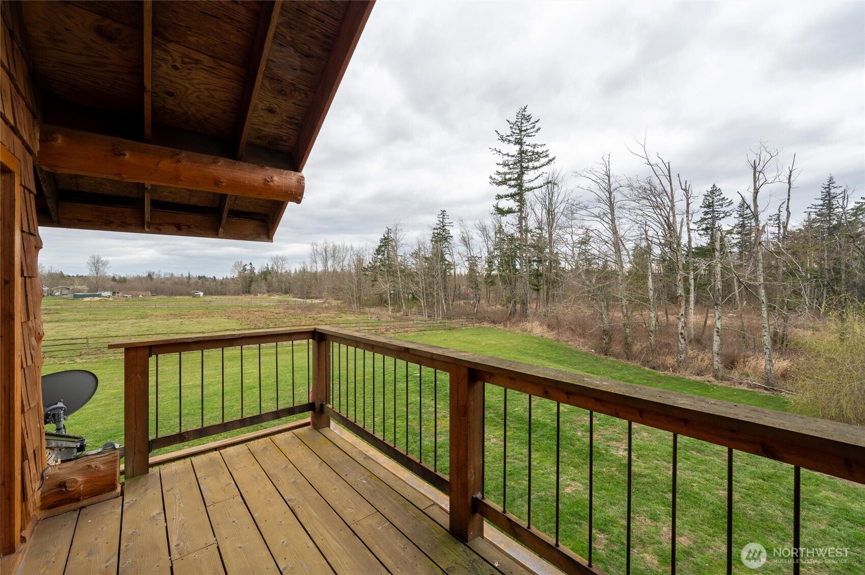 3883 Everett Road Ferndale, WA 98248 - Photo 28 of 40 a view of balcony with wooden floor
