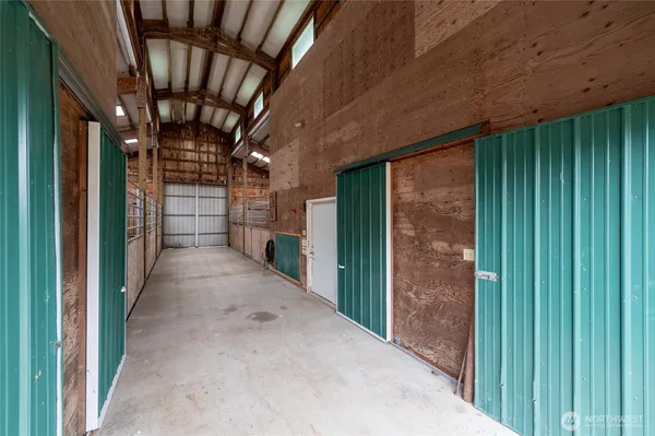 a view of storage and utility room