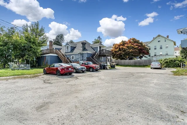 a car parked on the side of the road