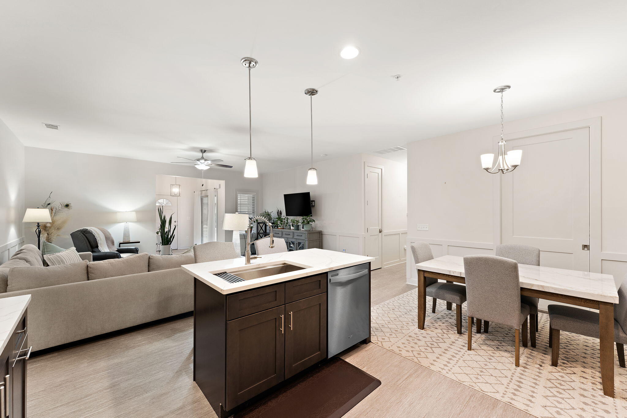 1346 Parke Drive Crown Point, IN 46307 - Photo 10 of 20 a large room with a table chairs and a couch