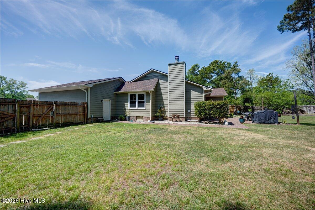 109 Quail Ridge Road Havelock, NC 28532 - Photo 31 of 42 Large fenced backyard