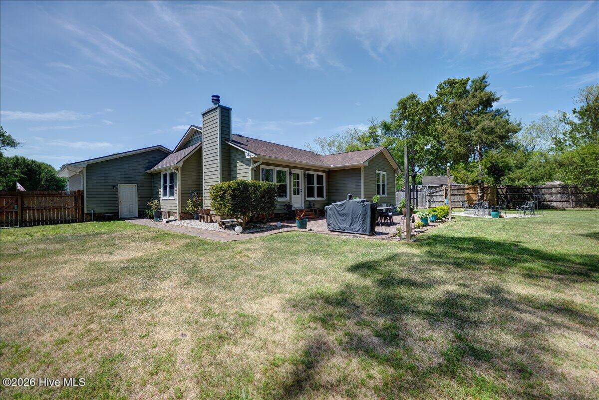 109 Quail Ridge Road Havelock, NC 28532 - Photo 33 of 42 Large fenced backyard