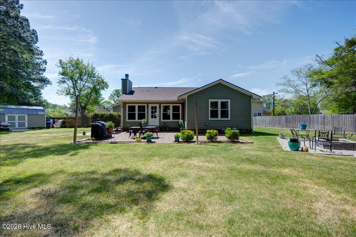 109 Quail Ridge Road Havelock, NC 28532 - Photo 34 of 42 Large fenced backyard